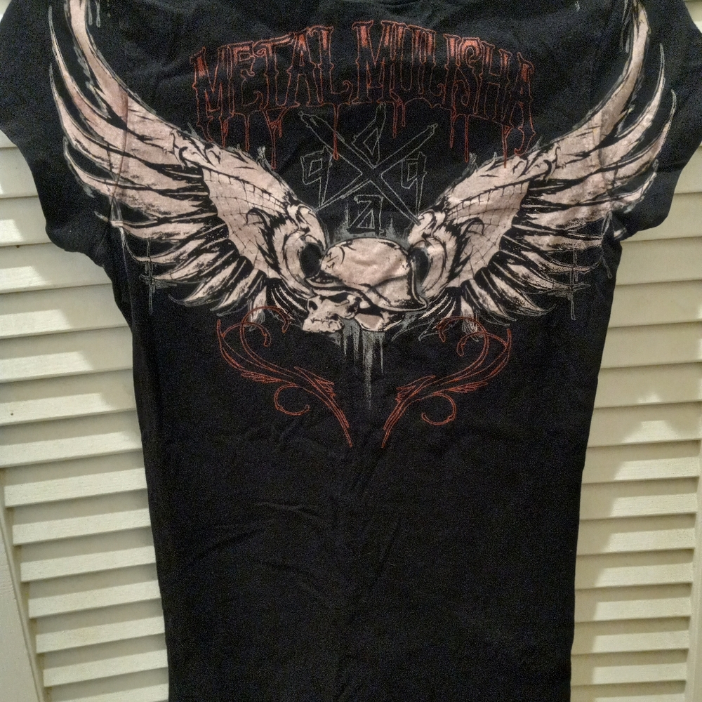 Metal Mulisha Skull and Wings Tee